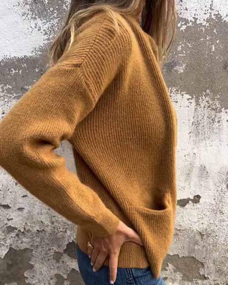 Sarina | Gebreid vest met ritssluiting