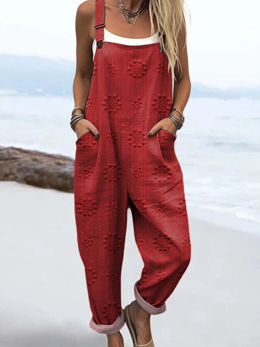 Chloe | Ontspannen Patroon Jumpsuit