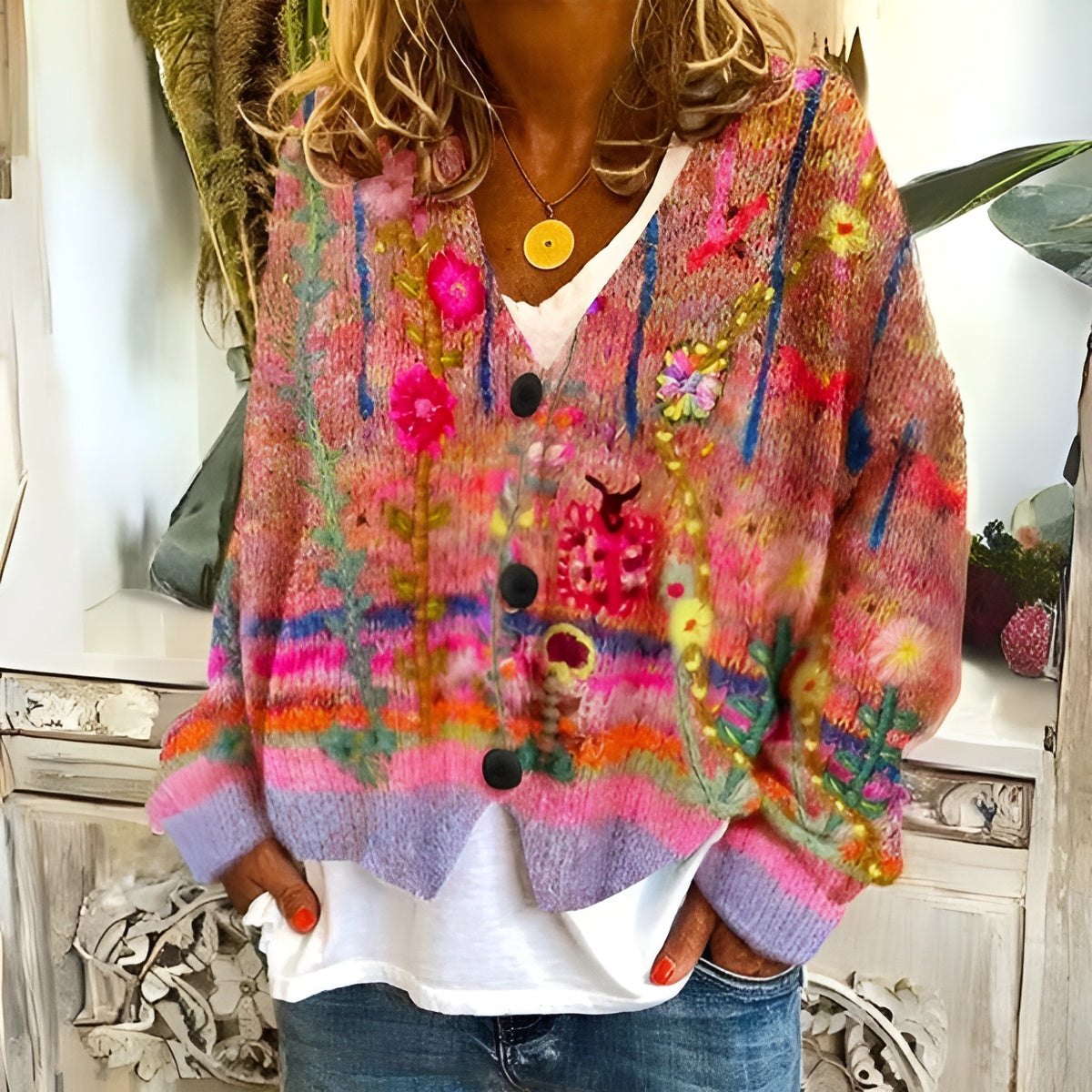 Emmary | Bloemen Cardigan