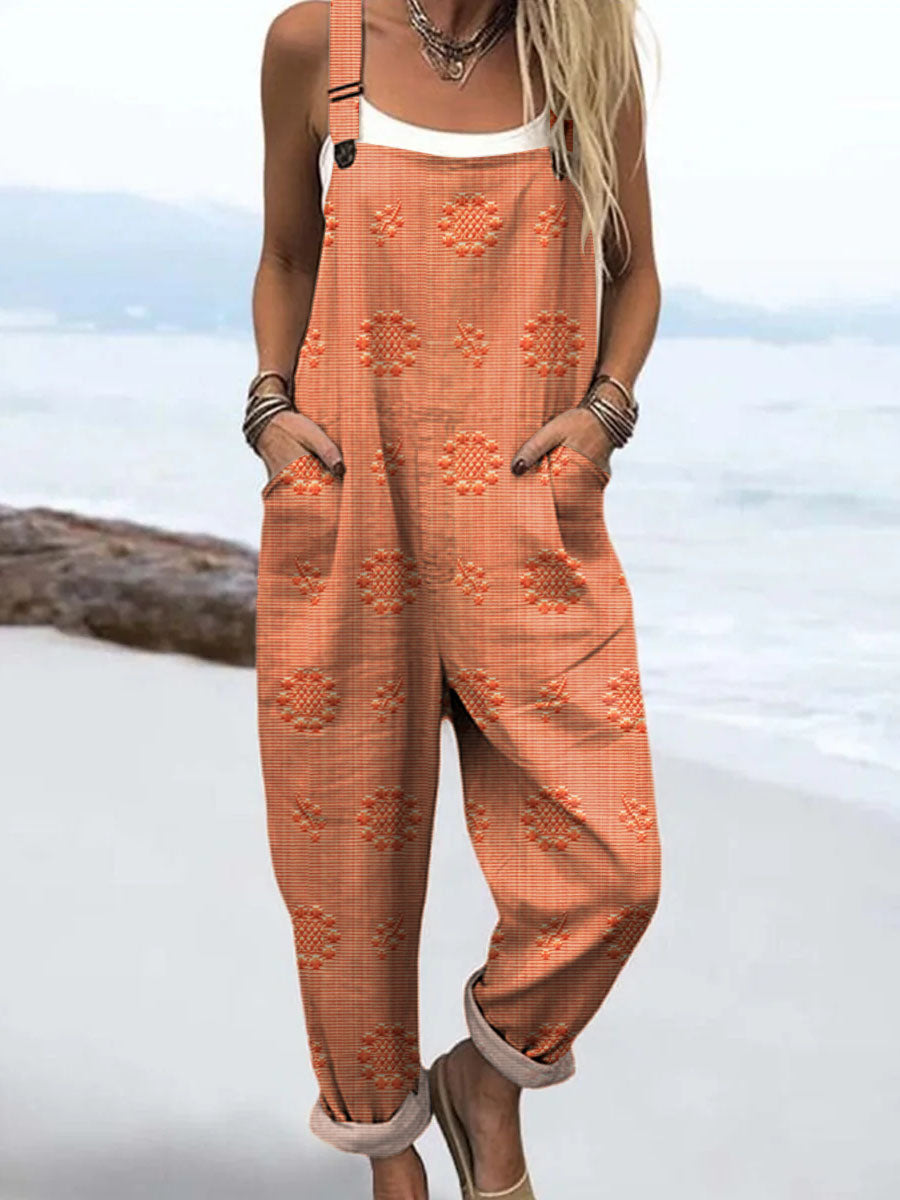 Chloe | Ontspannen Patroon Jumpsuit