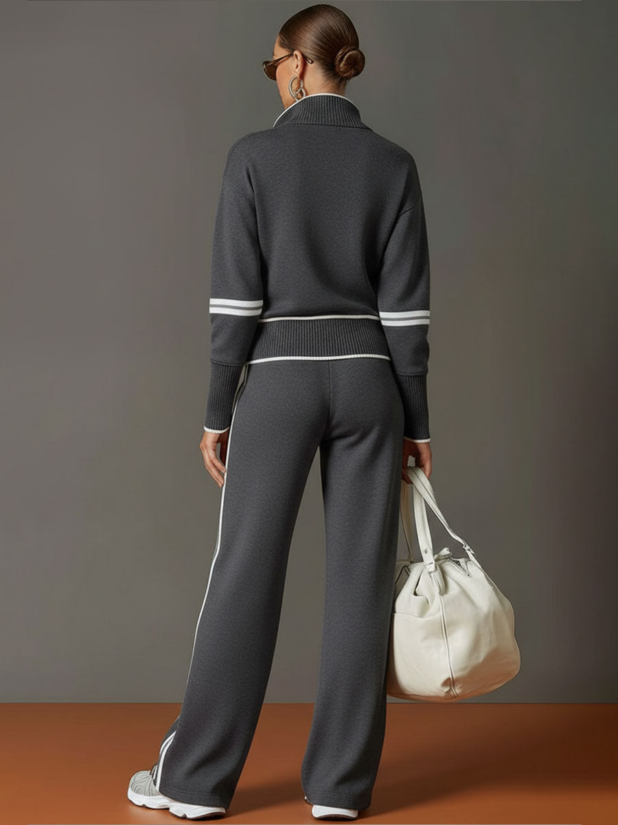 Marietta | Blouse en broek met brede pijpen