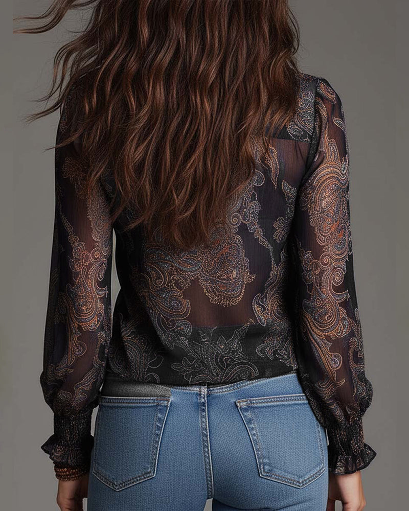 Kimmery | 1/2 Zip Blouse
