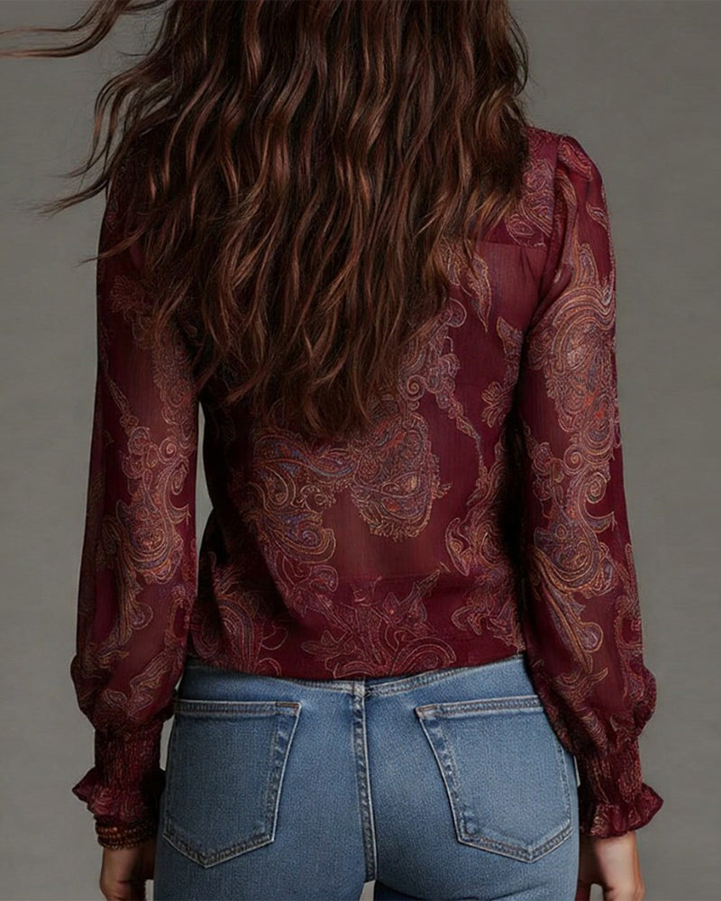 Kimmery | 1/2 Zip Blouse