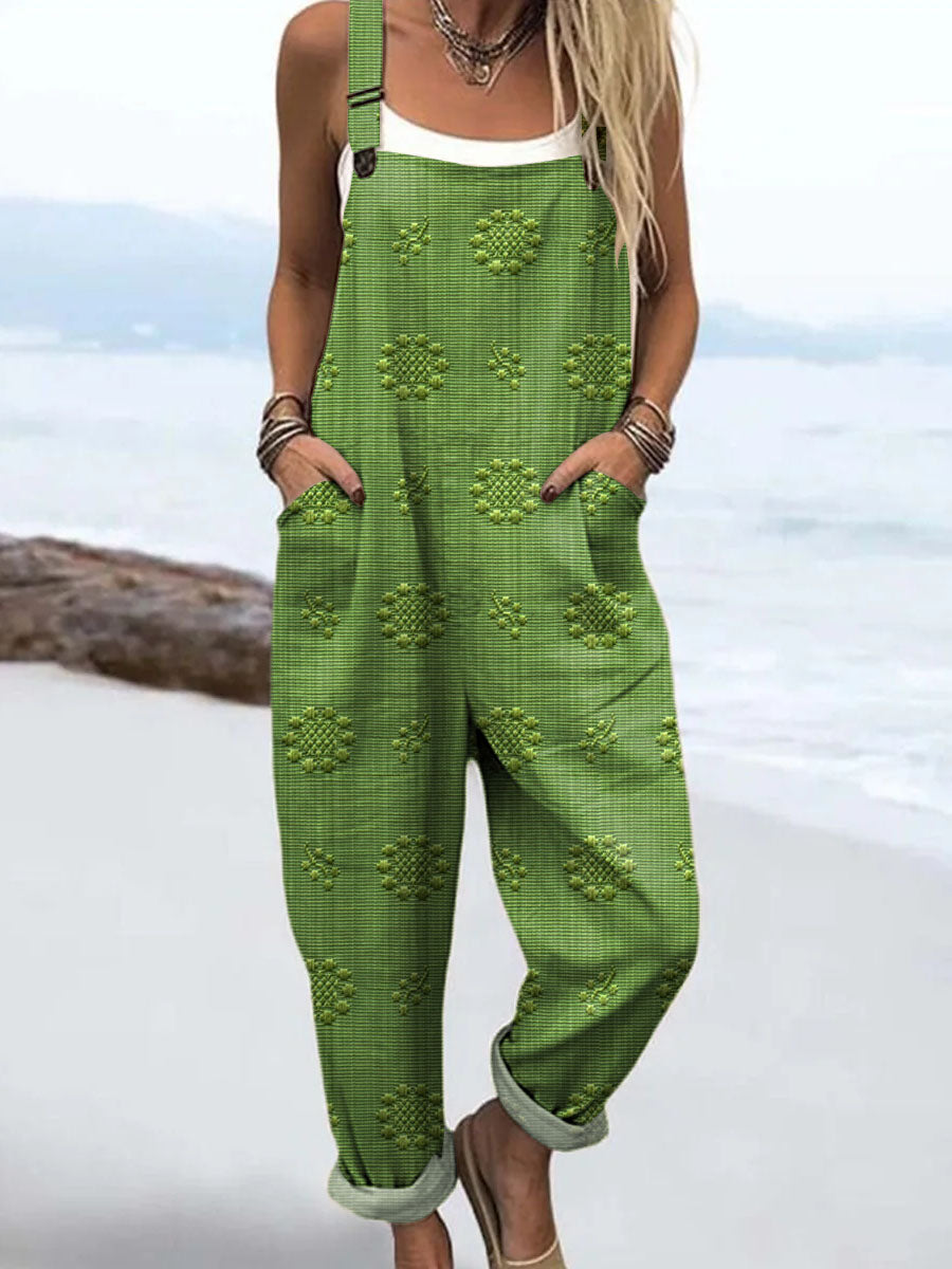 Chloe | Ontspannen Patroon Jumpsuit