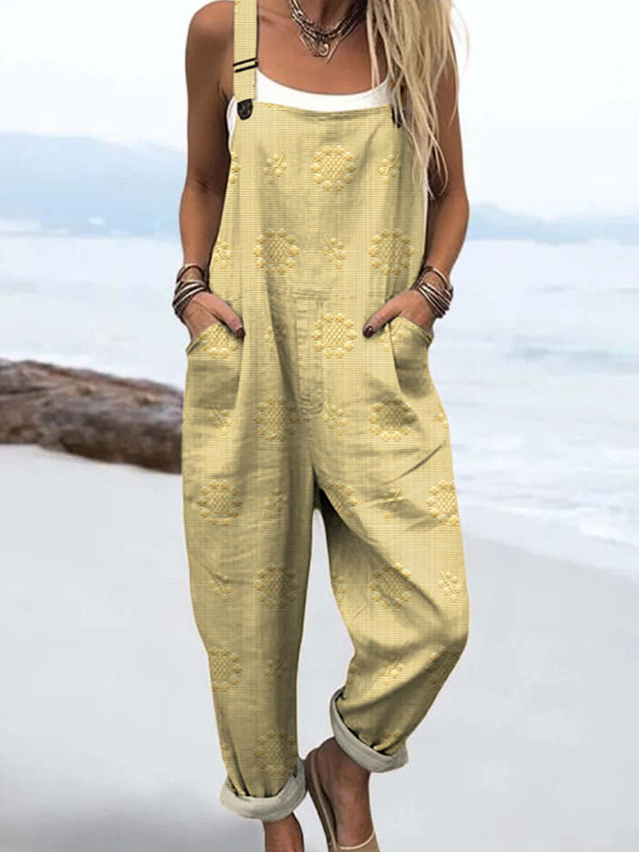 Chloe | Ontspannen Patroon Jumpsuit
