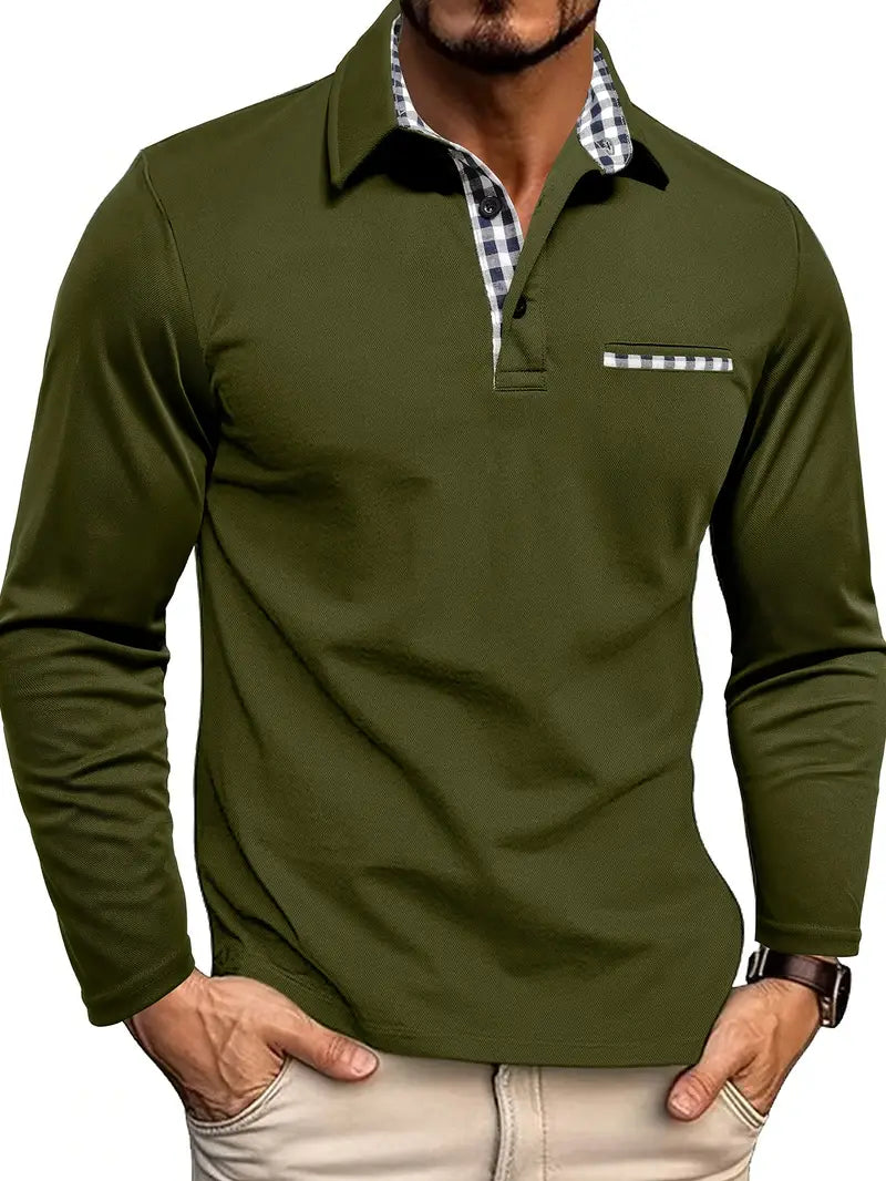 Brooklyn | Poloshirt met lange mouwen