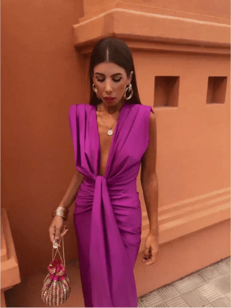 Cordelia | Elegante Drapé Jurk