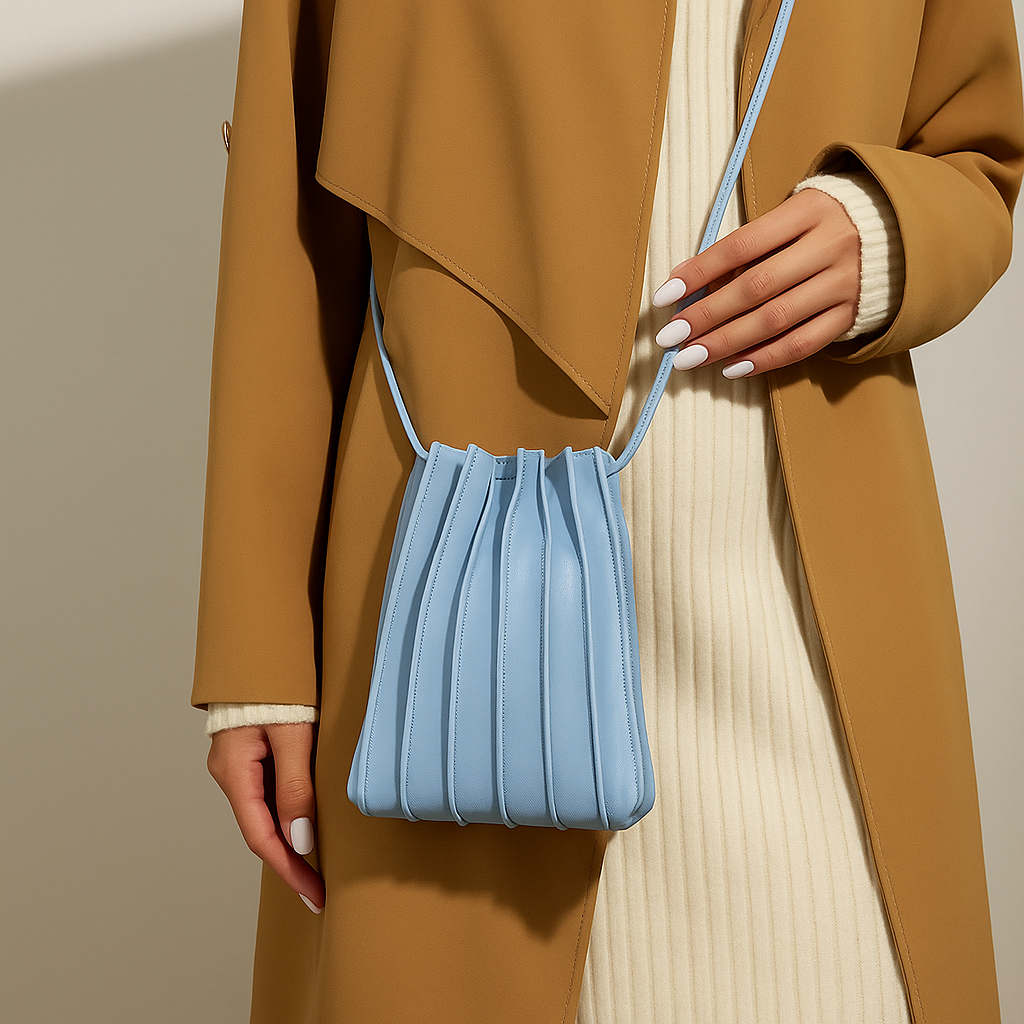 Faye geplooide crossbody 2