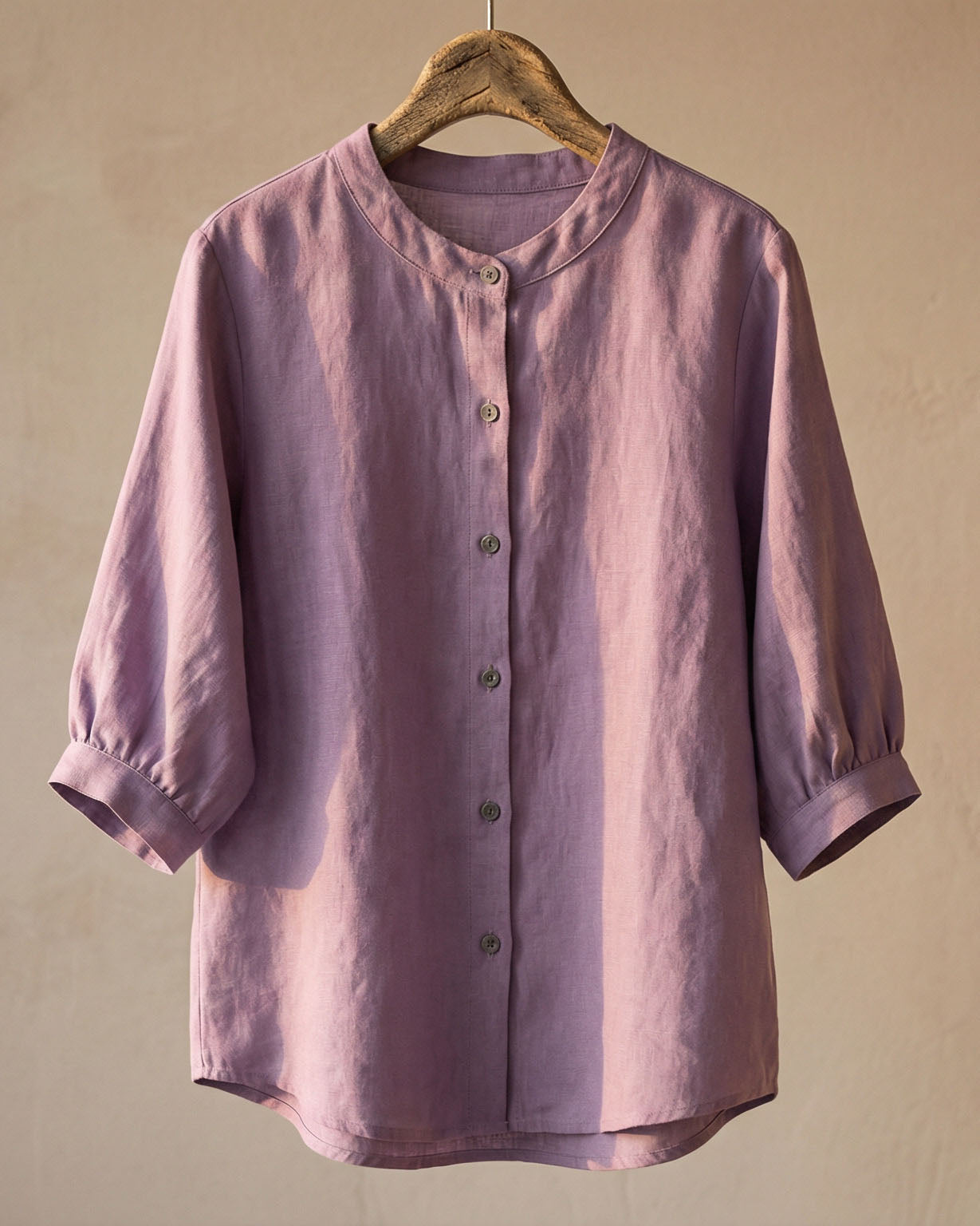 Cherie | Blouse van katoen en linnen
