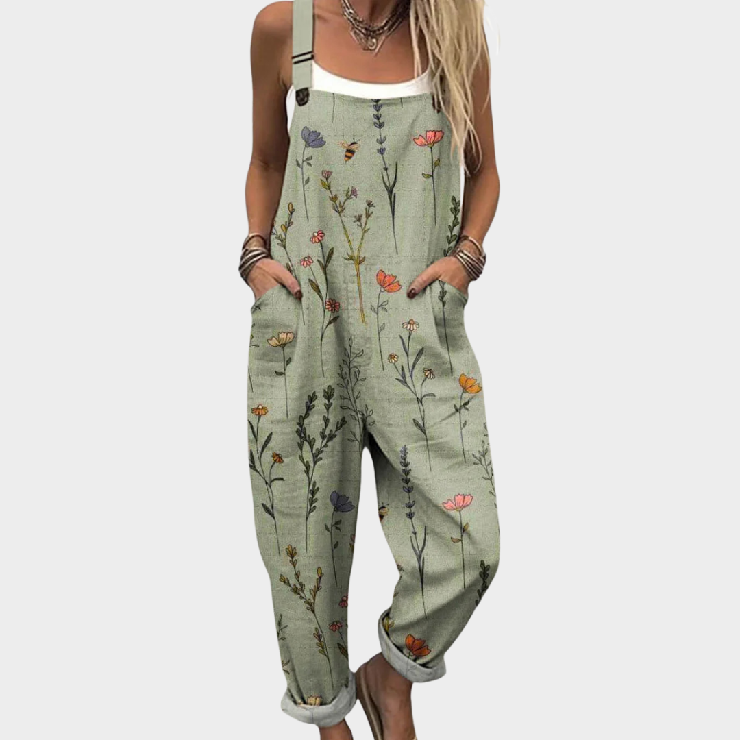Grace | Comfortabele tuinbroek met print