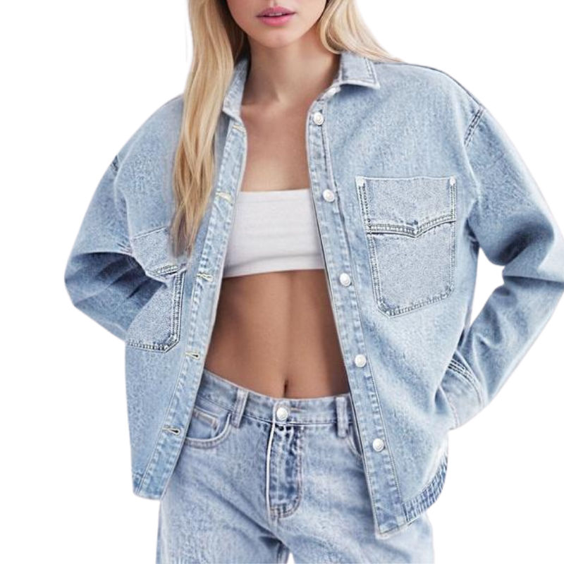 Lanie | Losse jas in vintage stijl