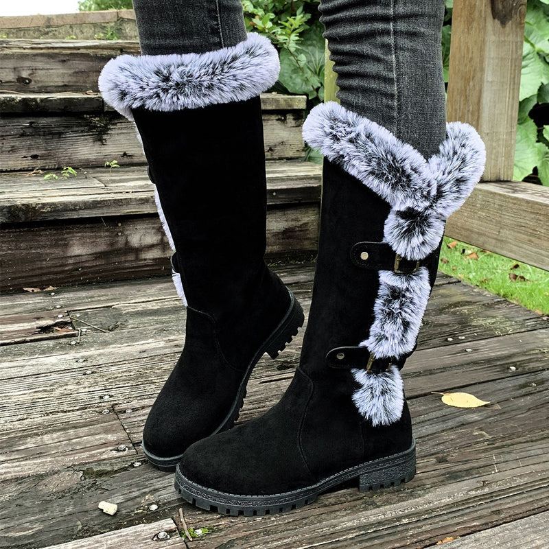 Mareselle™ | Dikke winterlaarzen met halfhoge schacht 0