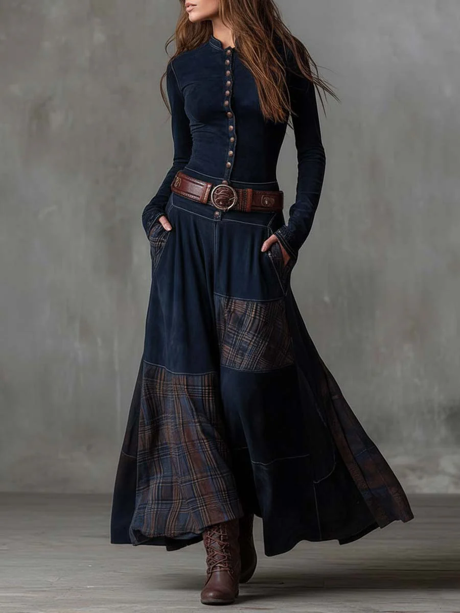 Michelle | Suède jurk met riem 5