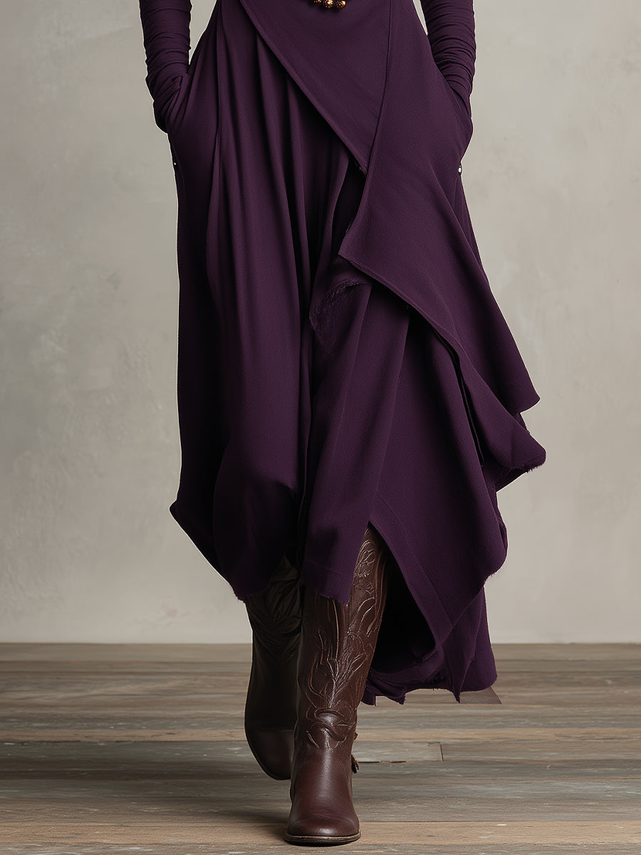 Natalie | Elegante gedrapeerde jurk 5