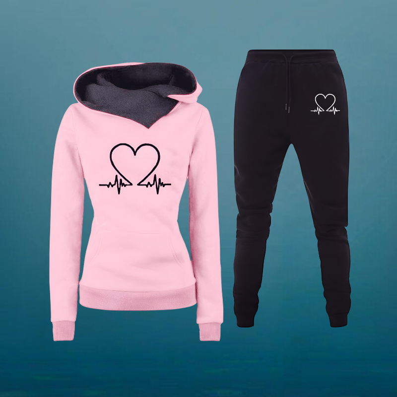 Heartbeat | Comfortabele Tweee-Delige Joggingpak