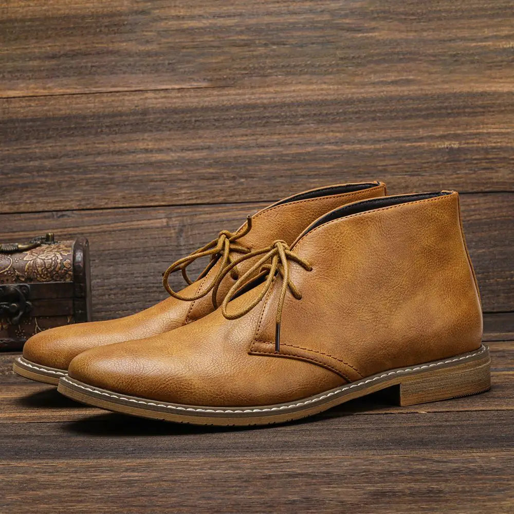 Pembroke leren chukka-laarzen 0