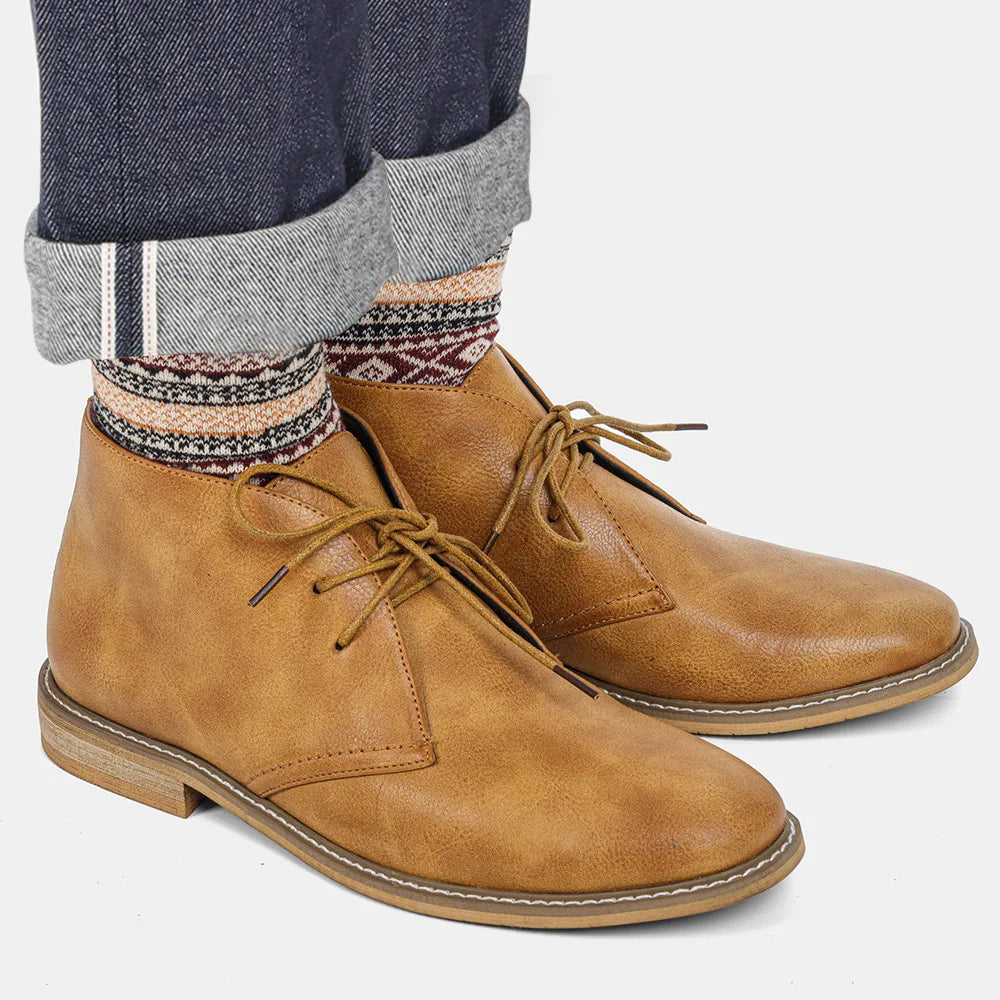 Pembroke leren chukka-laarzen 8