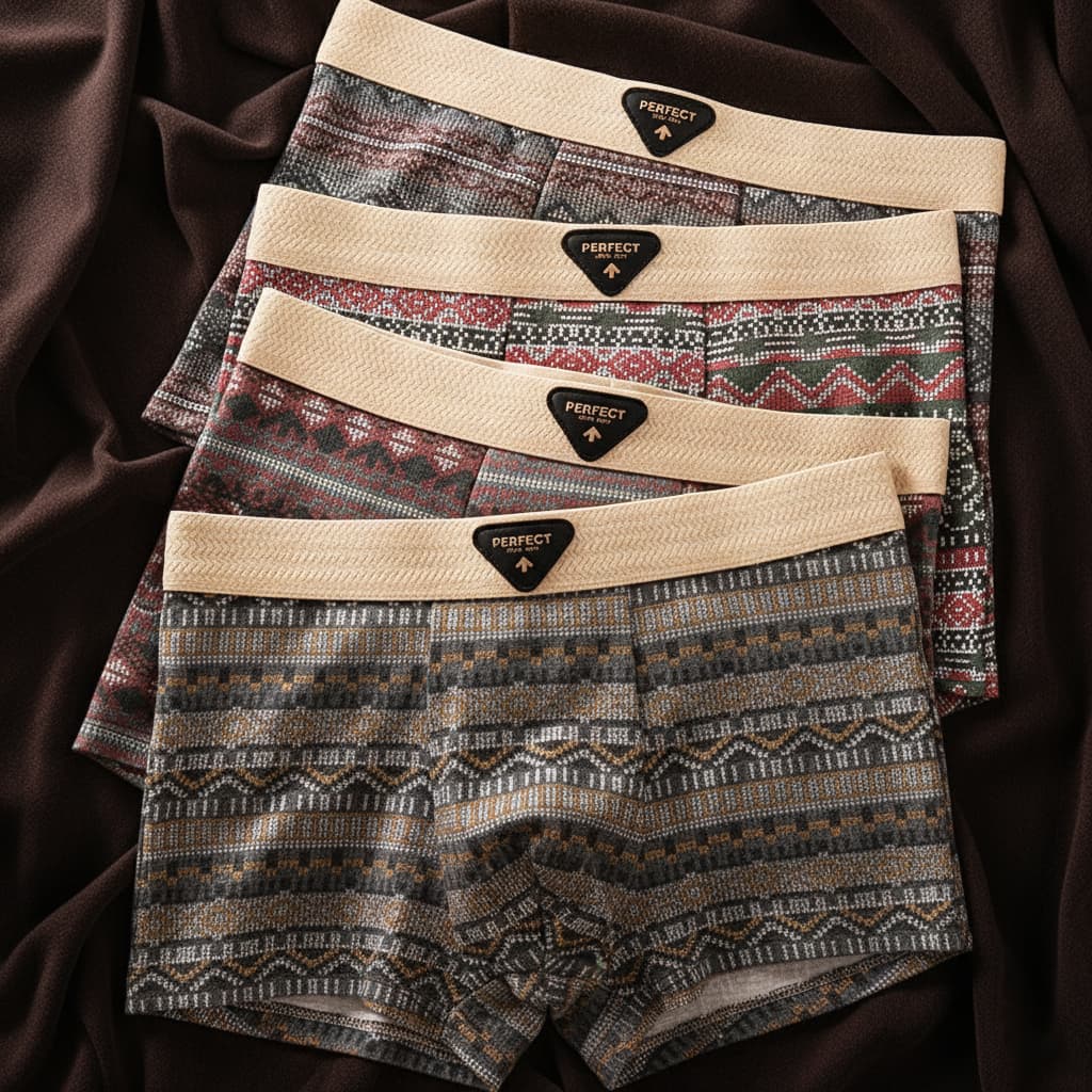 Porter Retro Katoenen Boxershorts 0