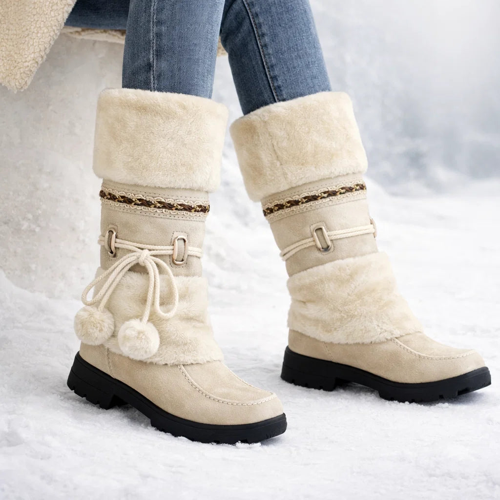 Rena pluche sneeuwlaarzen 0