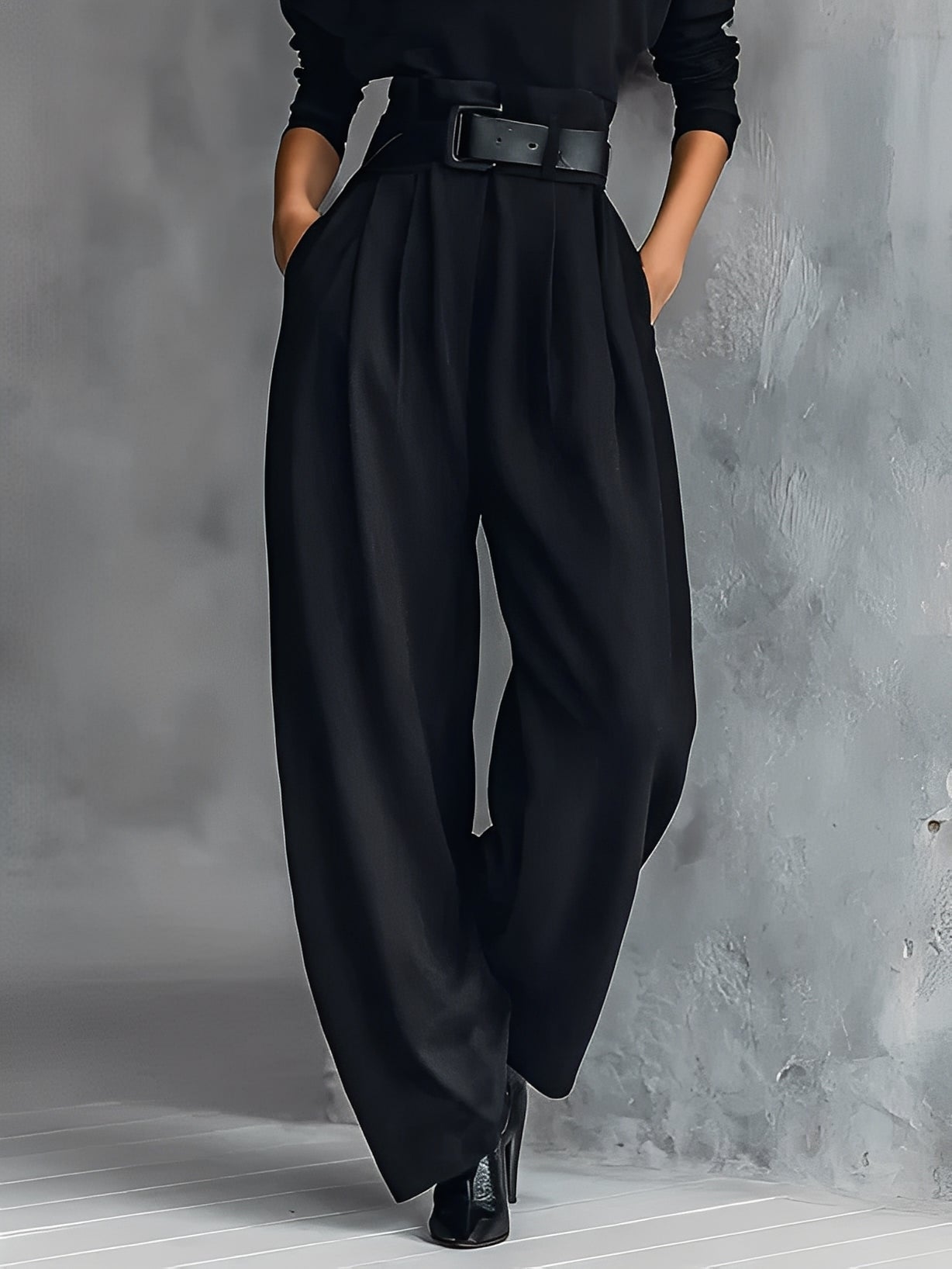 Rinelle - Set bestaande uit een coltrui en een rechte broek 5