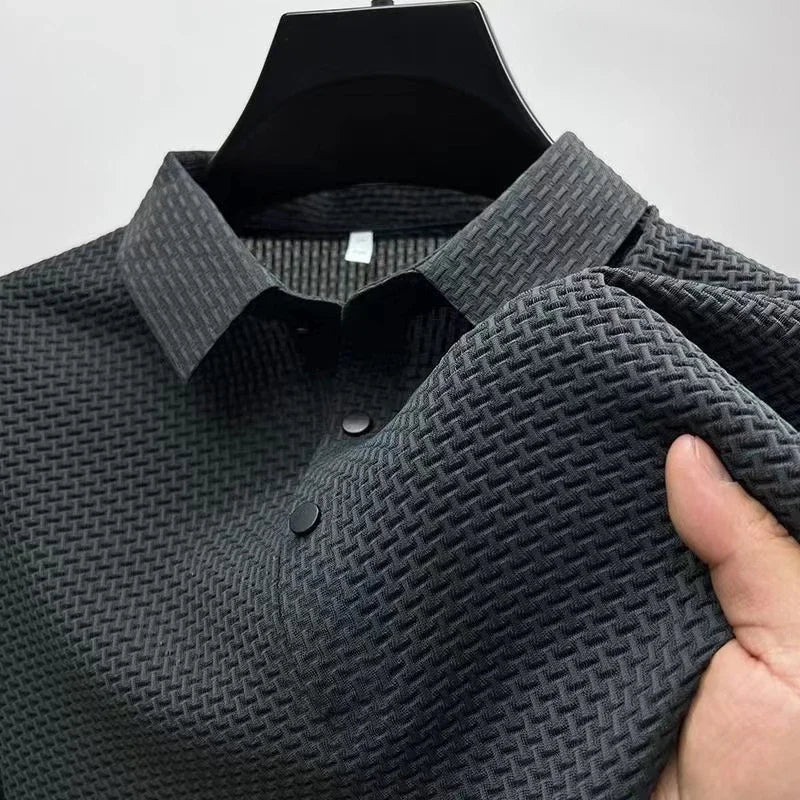 Bobby | Moderne Structuur Polo – Comfort & Klasse