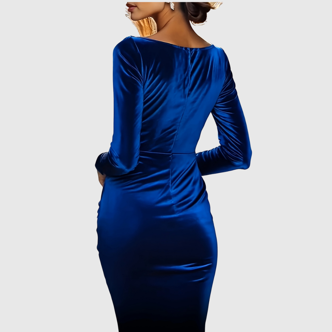 Selliv | Effen Bodycon Feestjurk 6