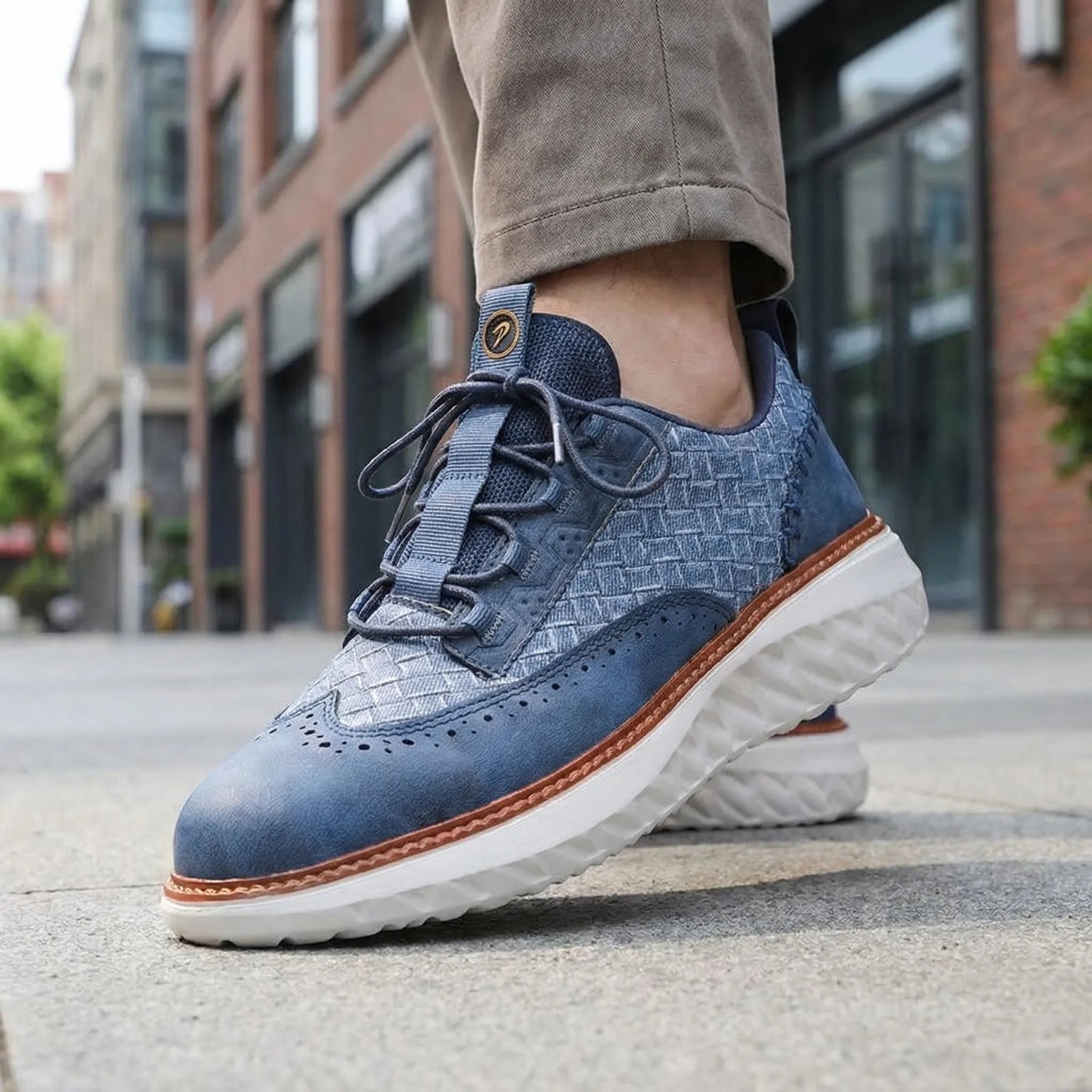 Jaxon | Oxford sneaker met dempende zool