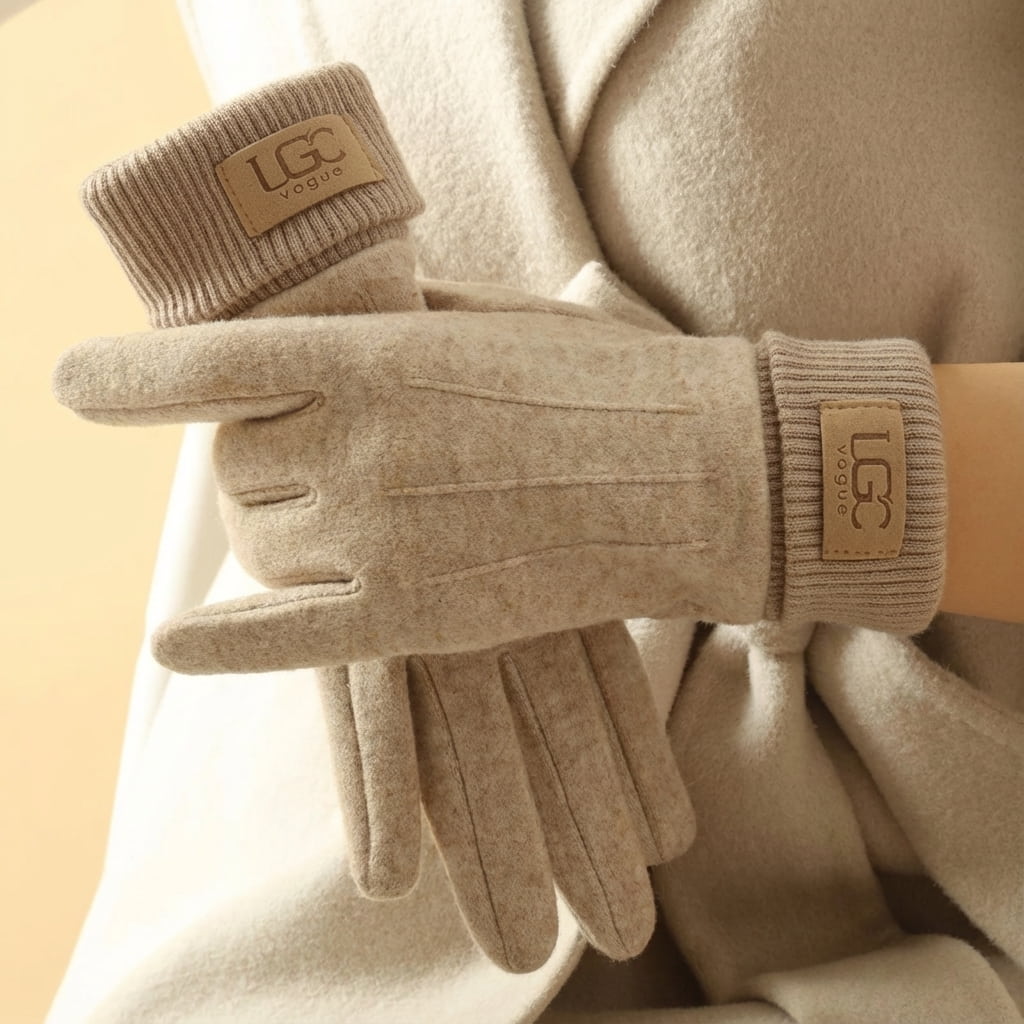 Touchscreen handschoenen van kasjmierwol 0