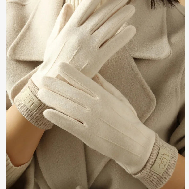 Touchscreen handschoenen van kasjmierwol 5