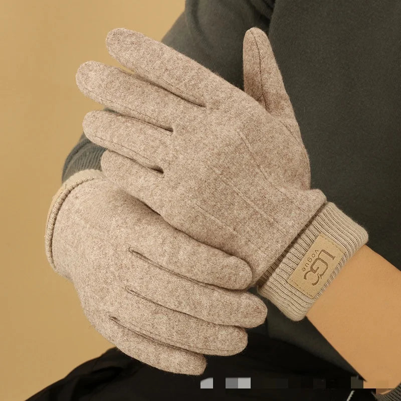 Touchscreen handschoenen van kasjmierwol 8