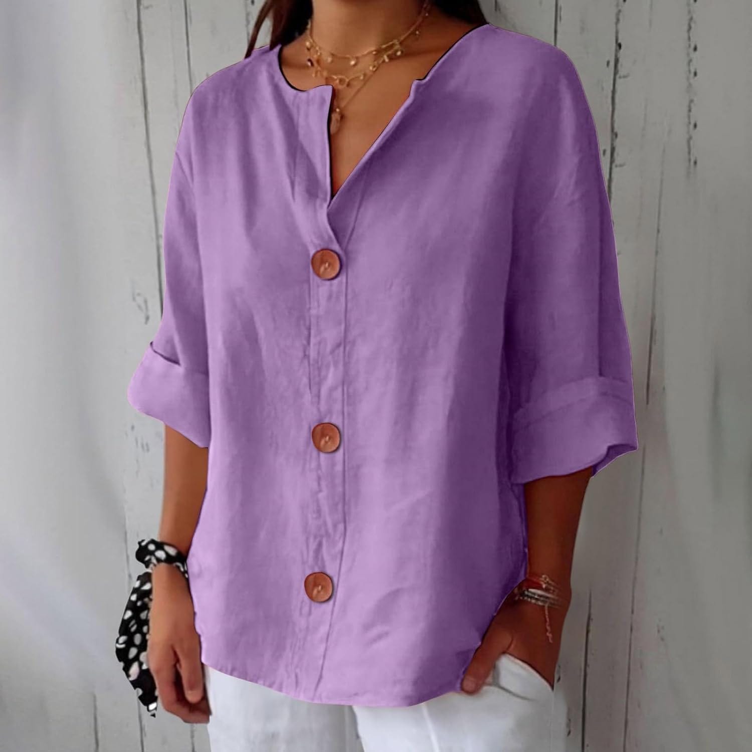 Vera Breezy Linnen Shirt 2