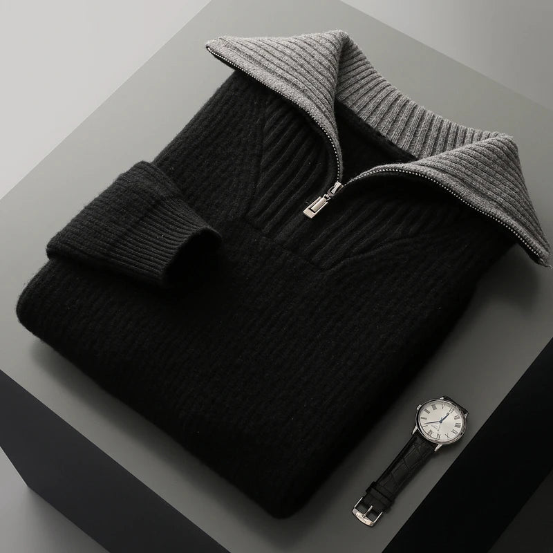 Vermont Wool Quarter Zip 7