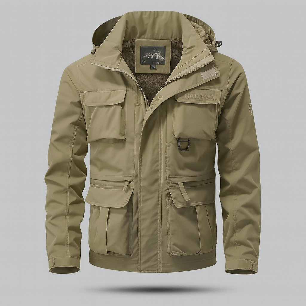 Winterjas in militaire stijl voor heren | Weerbestendig 4