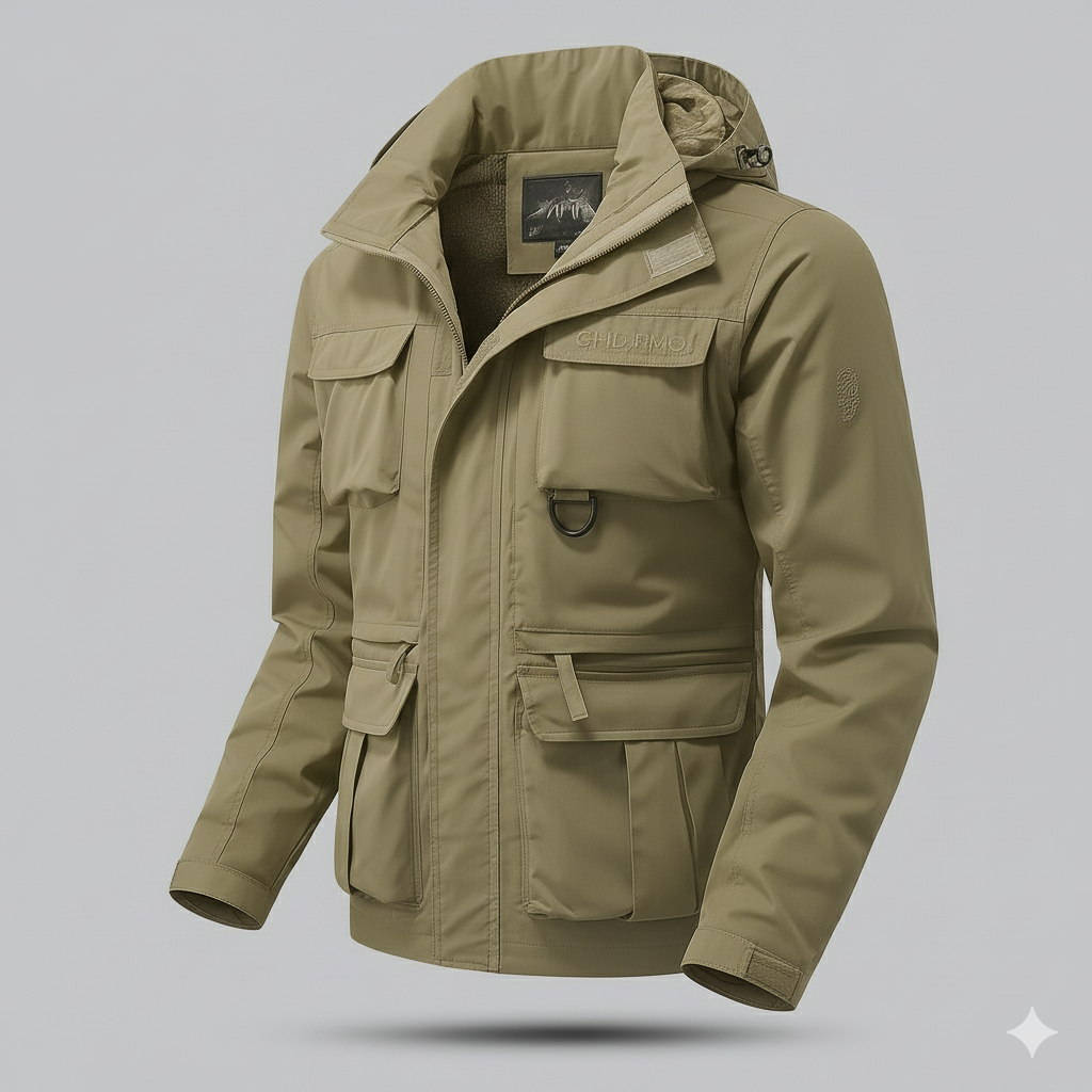 Winterjas in militaire stijl voor heren | Weerbestendig 5