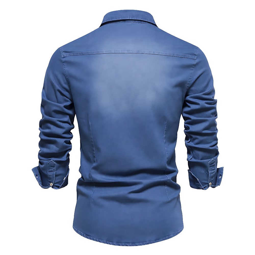 Eloy | Katoen Denim Overhemd