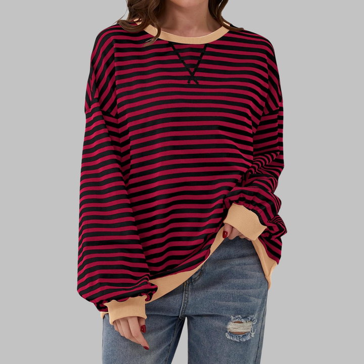 Falara | Casual gestreepte trui