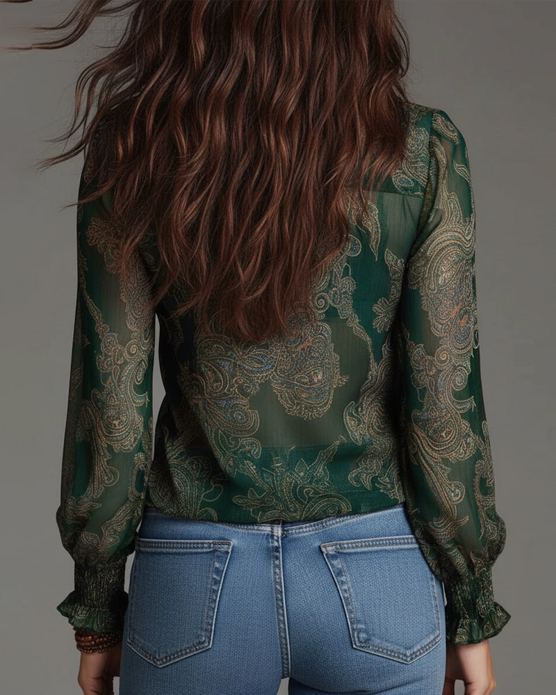 Kimmery | 1/2 Zip Blouse