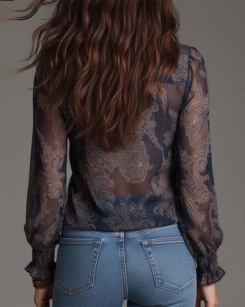Kimmery | 1/2 Zip Blouse