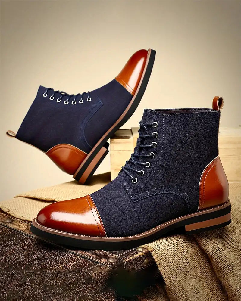 Burlington | Oxford leren laarzen