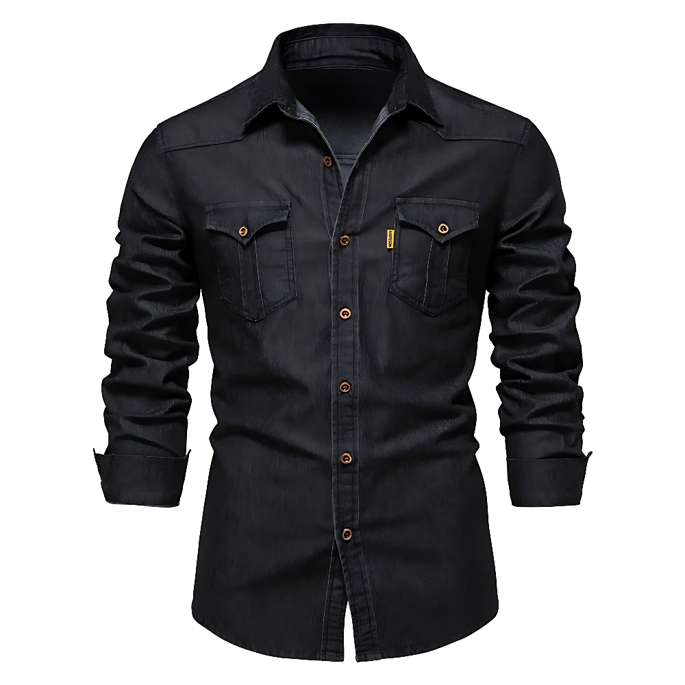Eloy | Katoen Denim Overhemd