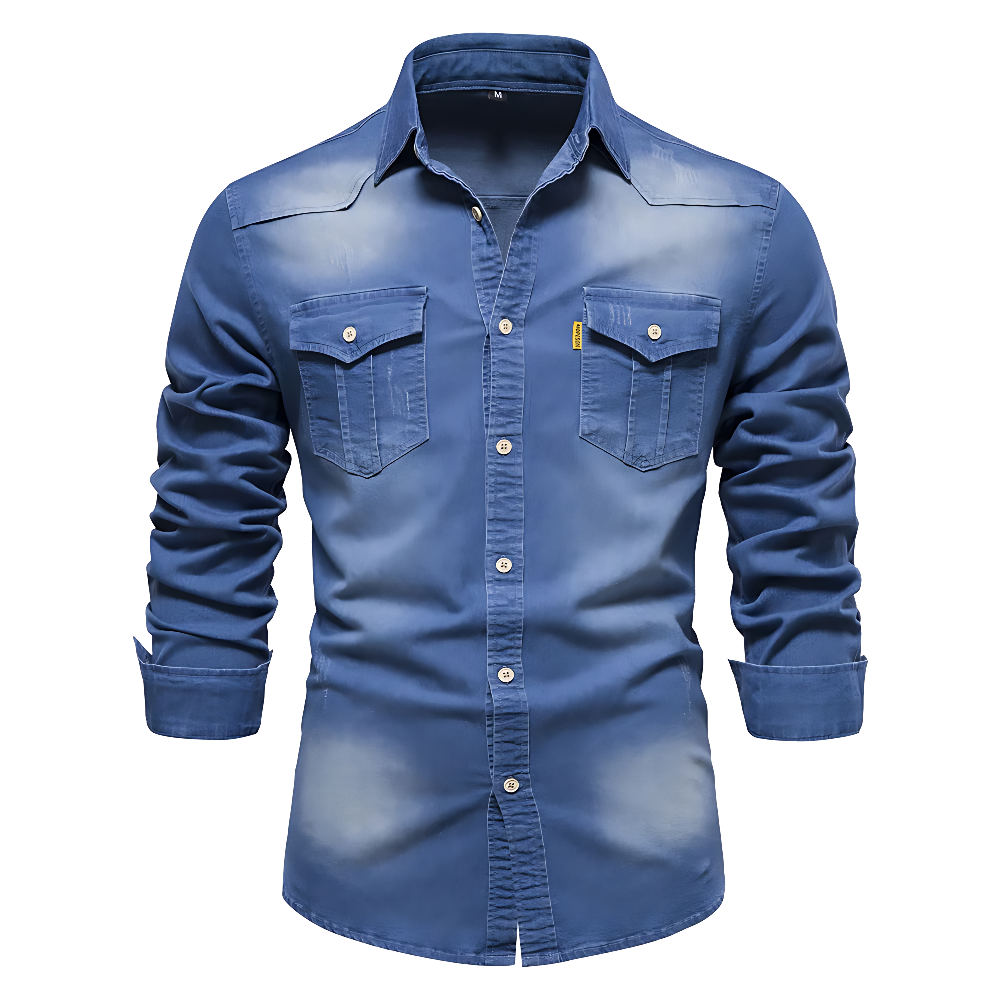 Eloy | Katoen Denim Overhemd