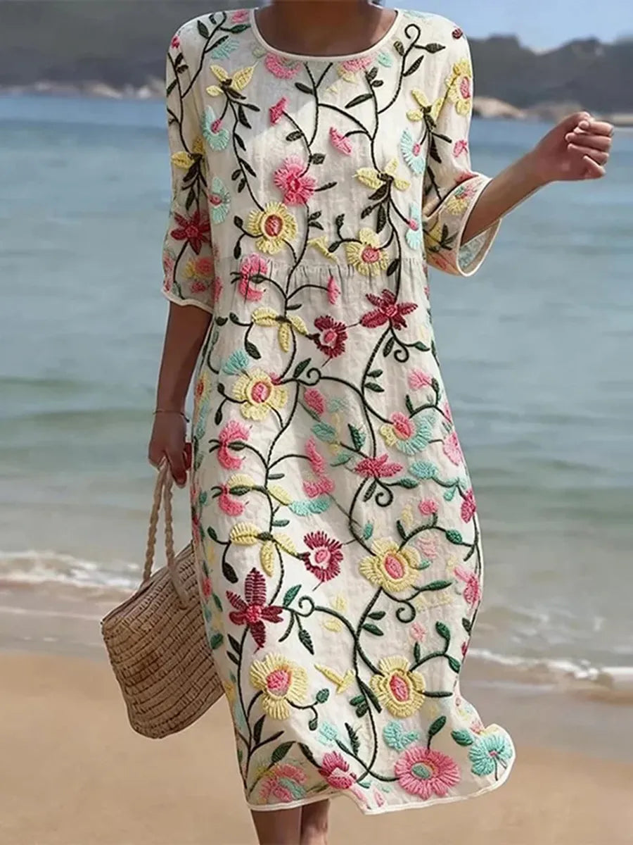 Rebecca | Elegante bloemenjurk