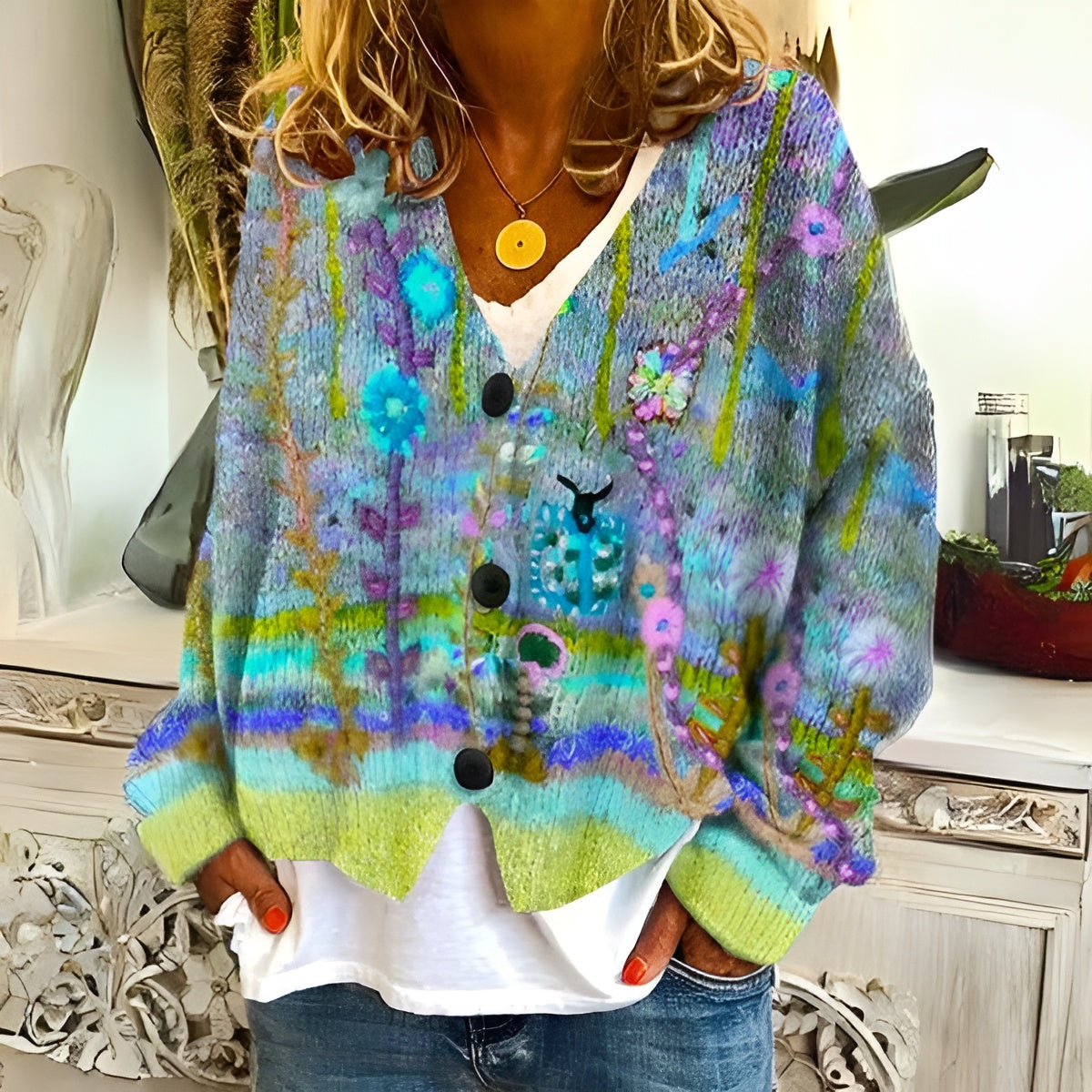 Emmary | Bloemen Cardigan