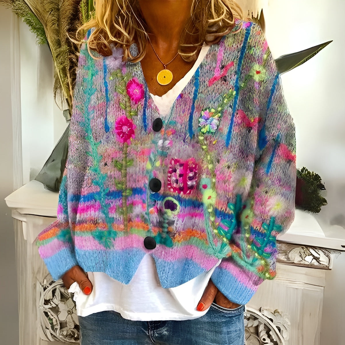 Emmary | Bloemen Cardigan