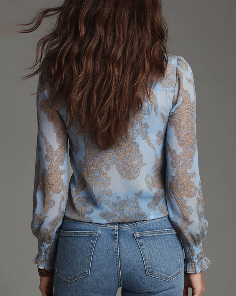 Kimmery | 1/2 Zip Blouse