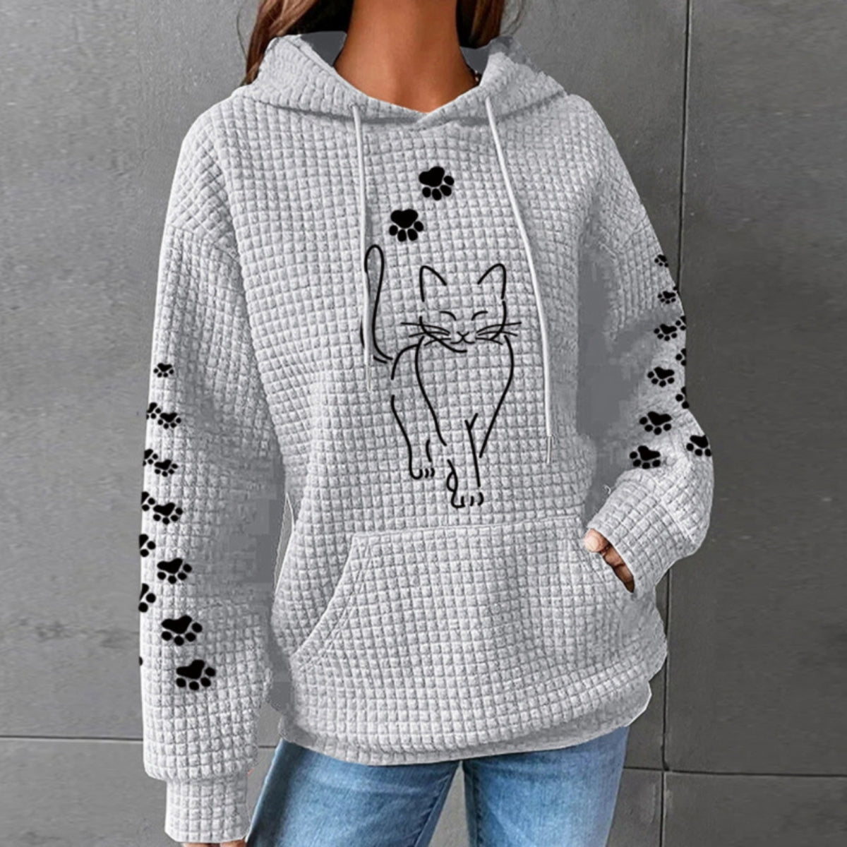Heindi | Warme Kattenhoodie met Speelse Charme