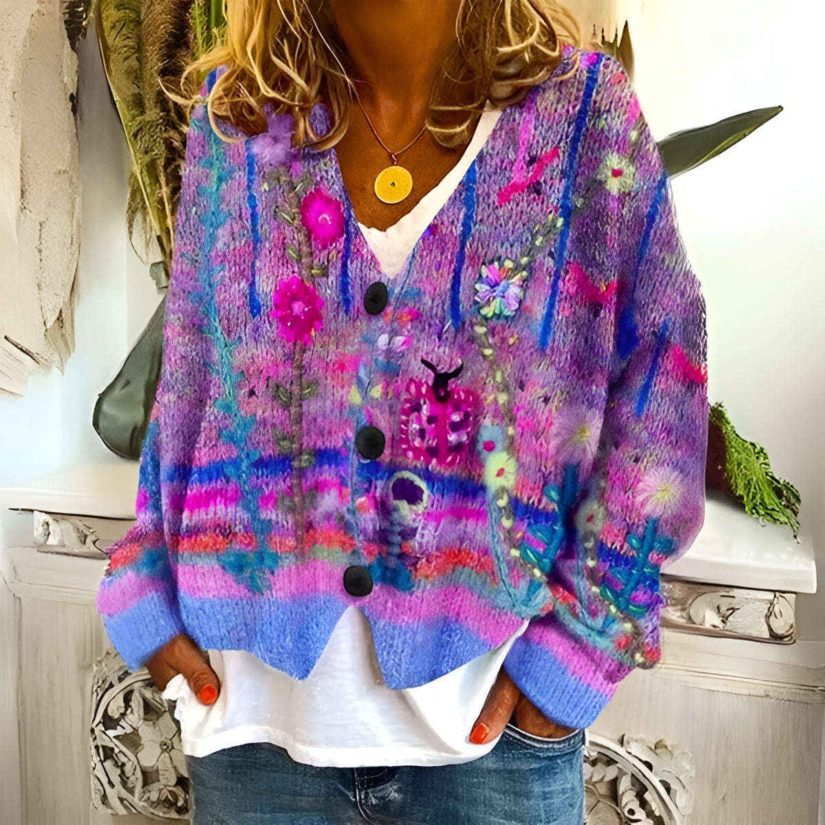 Emmary | Bloemen Cardigan
