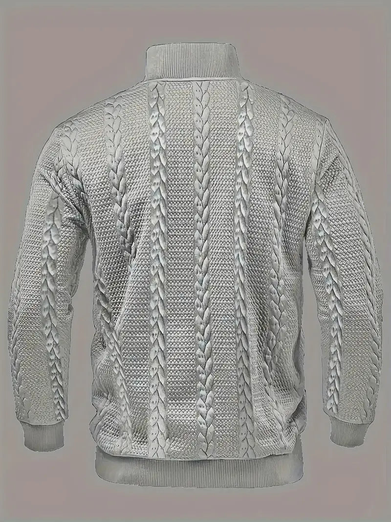 Heere | Lange Mouw Henley Trui Met Strepen