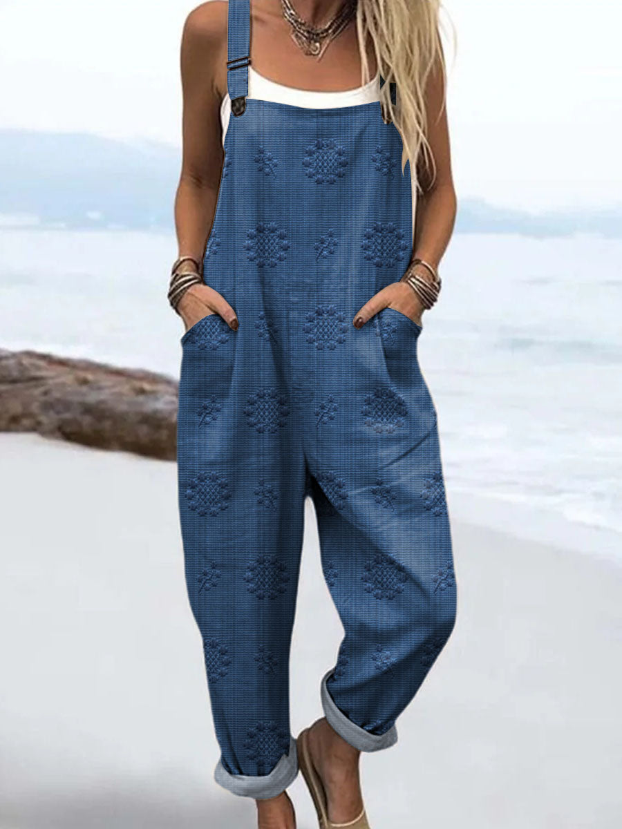 Chloe  | Ontspannen Patroon Jumpsuit
