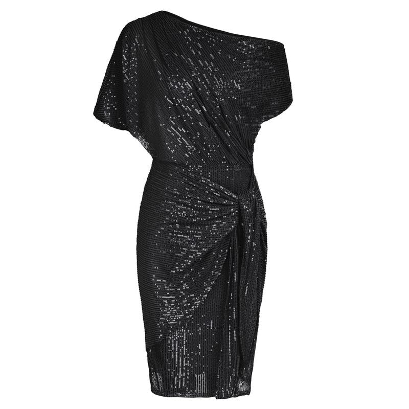 AURELIA™ - Elegante, met pailletten bezette off-shoulder bodycon feestjurk 1